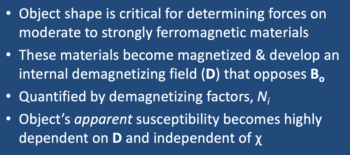 Demagnetizing factors - Questions and Answers ​in MRI