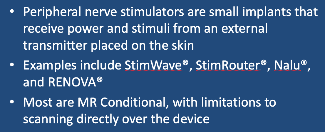 Bone stimulators - Questions and Answers ​in MRI