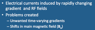 MRI gradients, eddy currents