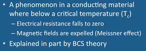 superconductivity, BCS theory, transition temperature Tc