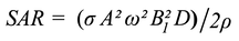 SAR equation